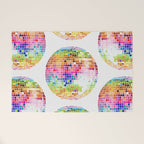 Disco Ball â Rainbow Welcome Mat Gallery Image 1