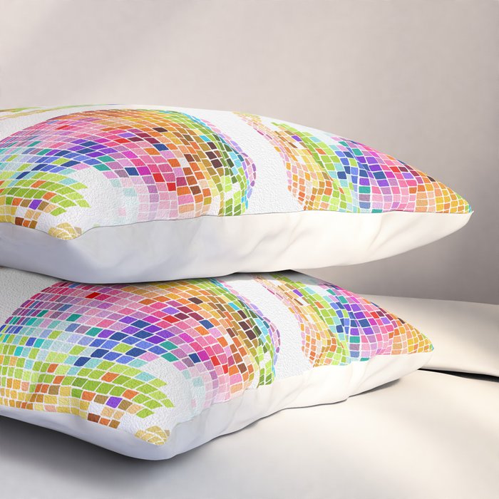 Disco Ball â Rainbow Pillow Sham Gallery Image 3