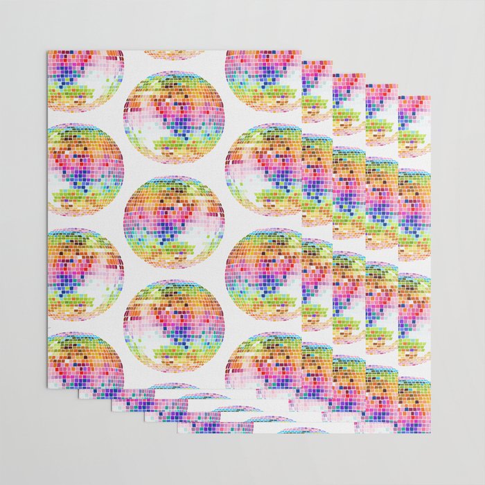 Disco Ball â Rainbow Wrapping Paper Gallery Image 3