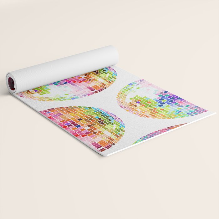 Disco Ball â Rainbow Yoga Mat Gallery Image 2