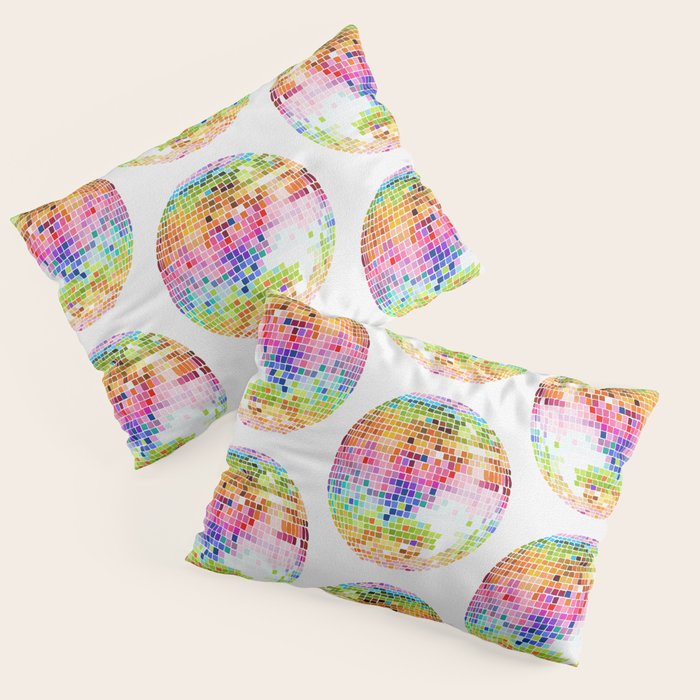 Disco Ball â Rainbow Pillow Sham Gallery Image 3
