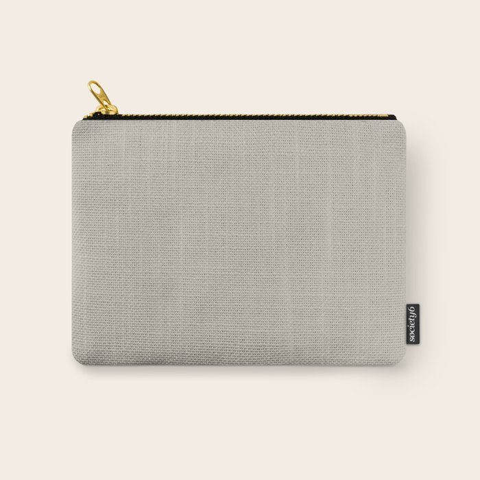 Agreeable Gray light neutral solid color  Carry All Pouch Gallery Image 1