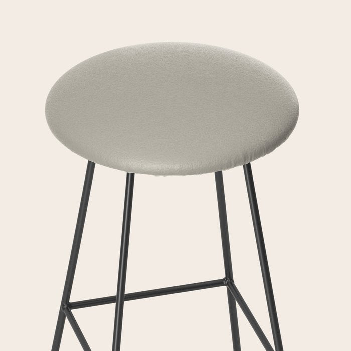 Agreeable Gray light neutral solid color  Stool Gallery Image 2
