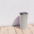 Agreeable Gray light neutral solid color  Travel Mug Gallery Image 4