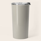Agreeable Gray light neutral solid color  Travel Mug Gallery Image 2