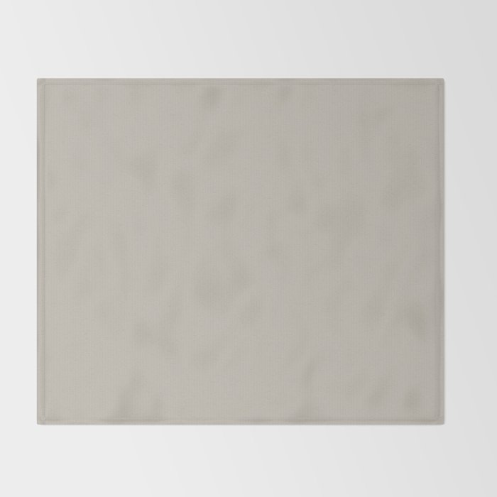 Agreeable Gray light neutral solid color  Throw Blanket Gallery Image 2