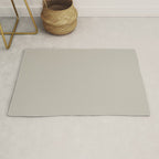 Agreeable Gray light neutral solid color  Rug Gallery Image 1