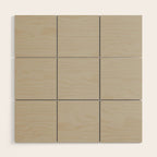 Agreeable Gray light neutral solid color  Wood Wall Art Gallery Image 1