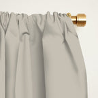 Agreeable Gray light neutral solid color  Window Curtain Gallery Image 2
