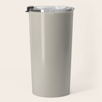 Agreeable Gray light neutral solid color  Travel Mug Gallery Image 3