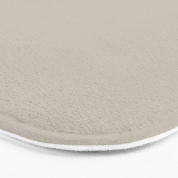 Agreeable Gray light neutral solid color  Bath Mat Gallery Image 3