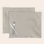 Agreeable Gray light neutral solid color  Placemat Gallery Image 1