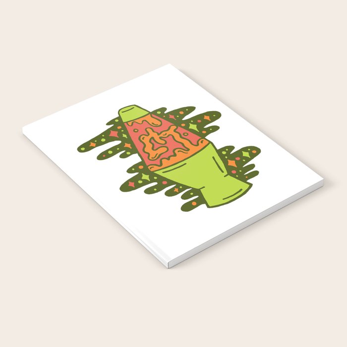 Lit Lava Lamp in Orange Notebook Gallery Image 1