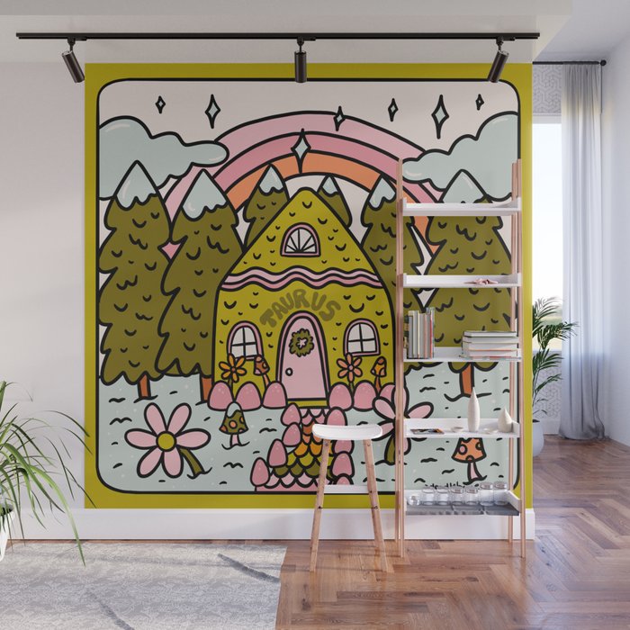 Taurus Gingerbread House Wall Mural Gallery Image 1