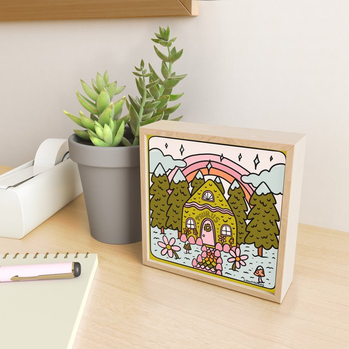 Taurus Gingerbread House Mini Art Print Gallery Image 2