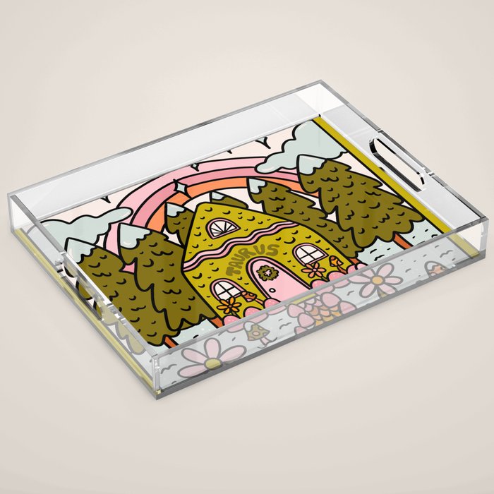 Taurus Gingerbread House Acrylic Tray Gallery Image 1