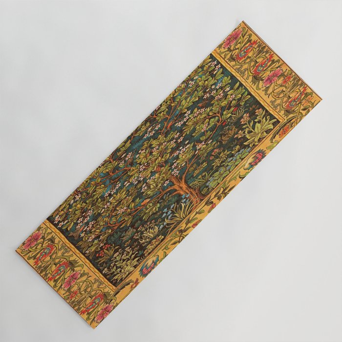 William Morris Tree Of Life,No, 02. Yoga Mat Gallery Image 1