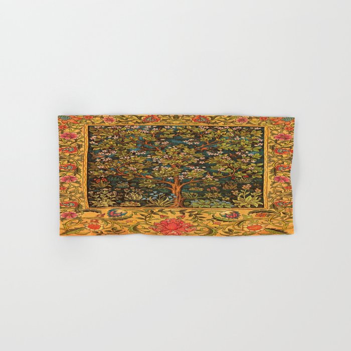 William Morris Tree Of Life,No, 02. Bath Towel Gallery Image 1