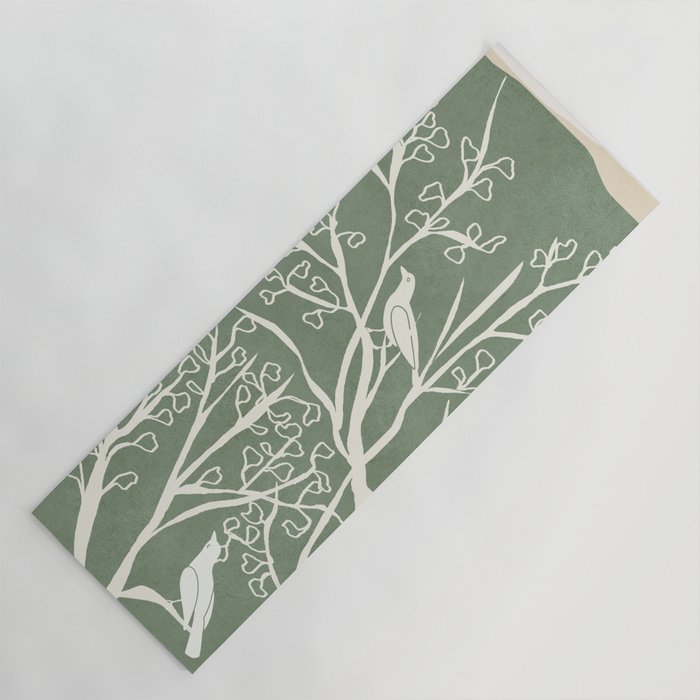 Birds on Branches 02 Yoga Mat Gallery Image 1