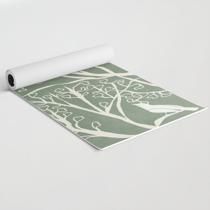 Birds on Branches 02 Yoga Mat Gallery Image 2