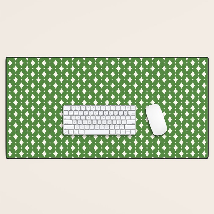 Vintage Stars XIX Kelly Green Desk Mat Gallery Image 1