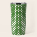 Vintage Stars XIX Kelly Green Travel Mug Gallery Image 1