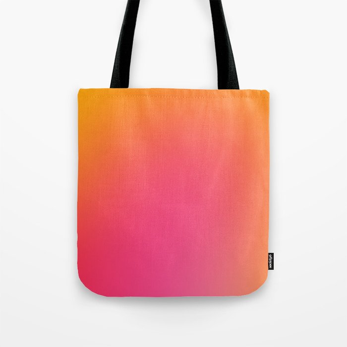 Glowy Orange And Pink Gradient Tote Bag Gallery Image 1