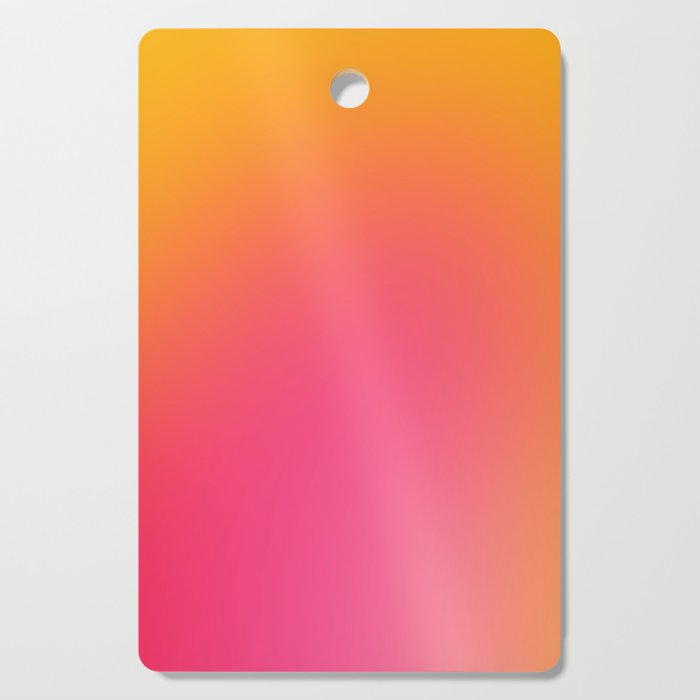 Glowy Orange And Pink Gradient Cutting Board Gallery Image 1