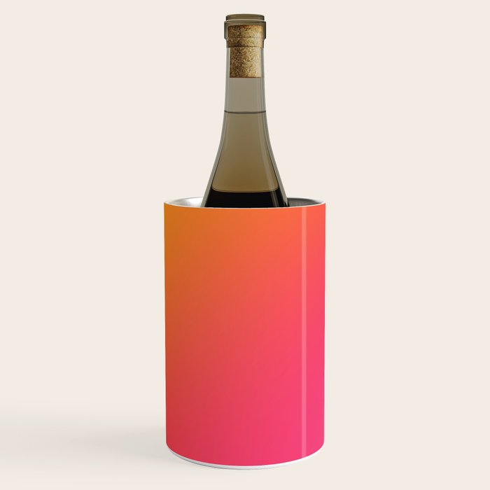 Glowy Orange And Pink Gradient Wine Chiller Gallery Image 2