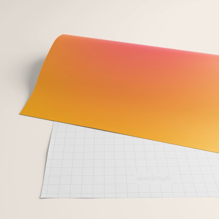 Glowy Orange And Pink Gradient Wrapping Paper Gallery Image 2