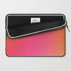 Glowy Orange And Pink Gradient Laptop Sleeve Gallery Image 2