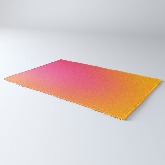 Glowy Orange And Pink Gradient Rug Gallery Image 3