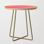 Glowy Orange And Pink Gradient Side Table Gallery Image 1