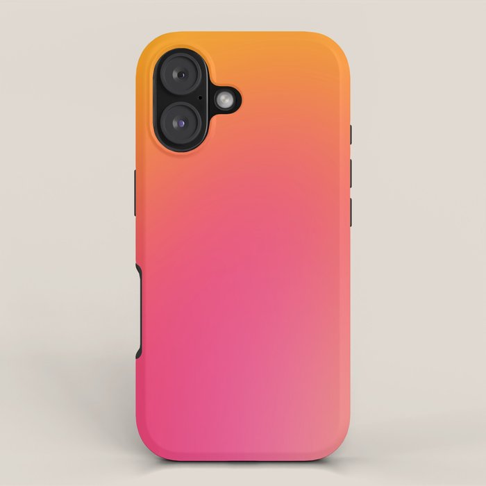 Glowy Orange And Pink Gradient iPhone Case Gallery Image 1