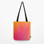 Glowy Orange And Pink Gradient Tote Bag Gallery Image 2