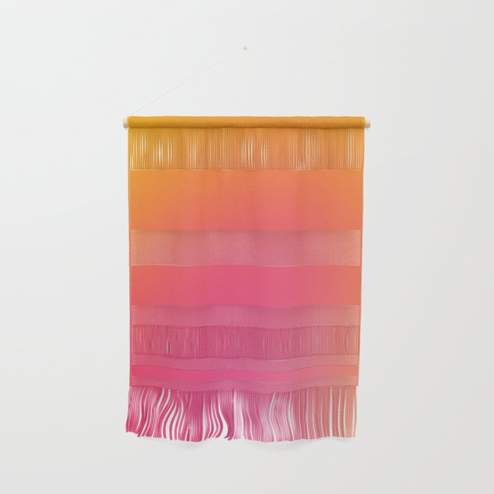 Glowy Orange And Pink Gradient Wall Hanging Gallery Image 1
