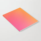 Glowy Orange And Pink Gradient Notebook Gallery Image 2