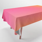 Glowy Orange And Pink Gradient Tablecloth Gallery Image 1