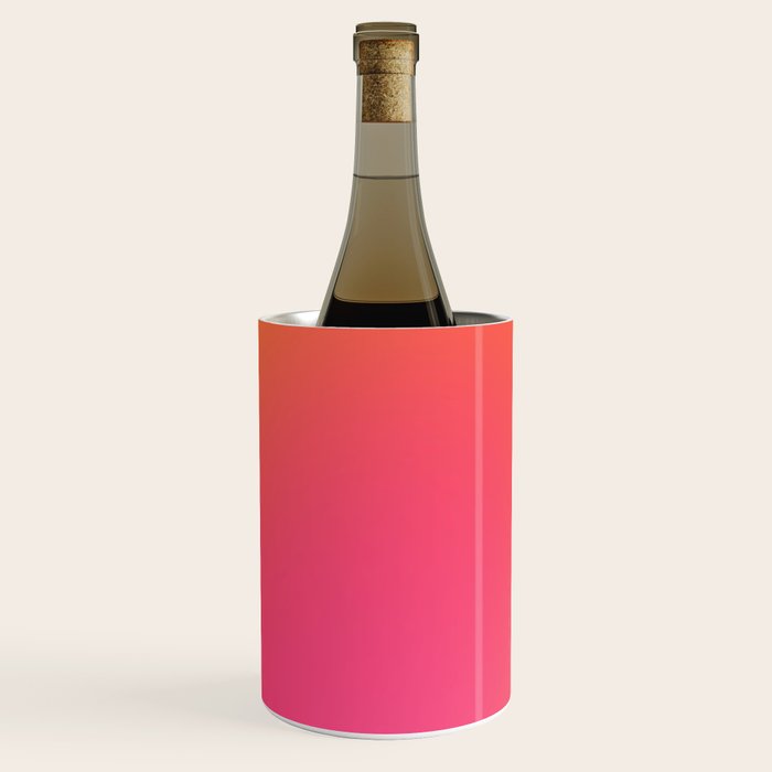 Glowy Orange And Pink Gradient Wine Chiller Gallery Image 1