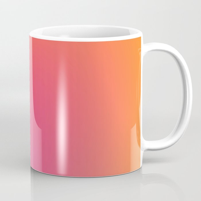 Glowy Orange And Pink Gradient Coffee Mug Gallery Image 1