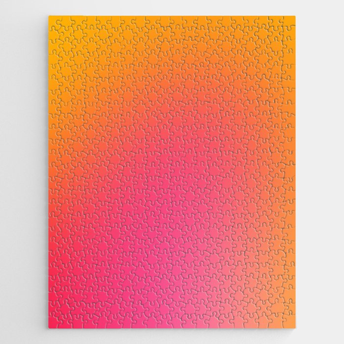 Glowy Orange And Pink Gradient Jigsaw Puzzle Gallery Image 1