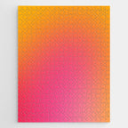 Glowy Orange And Pink Gradient Jigsaw Puzzle Gallery Image 1