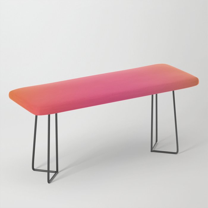 Glowy Orange And Pink Gradient Bench Gallery Image 1