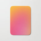 Glowy Orange And Pink Gradient Bath Mat Gallery Image 1