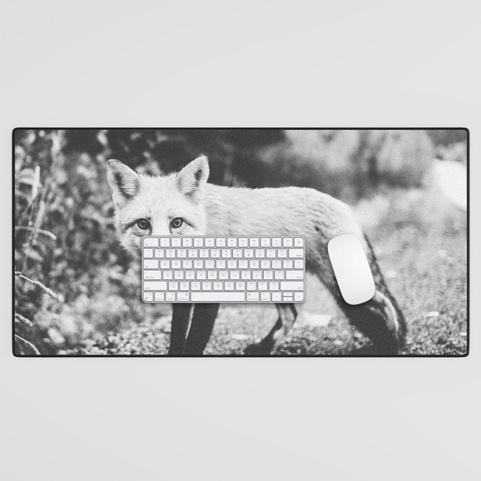 CURIOUS FOX III Desk Mat Gallery Image 1