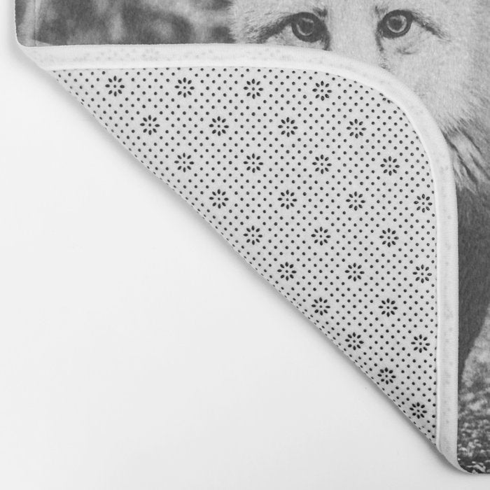 CURIOUS FOX III Bath Mat Gallery Image 2