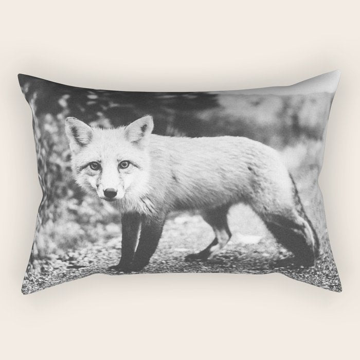 CURIOUS FOX III Rectangular Pillow Gallery Image 2