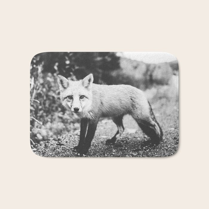 CURIOUS FOX III Bath Mat Gallery Image 1