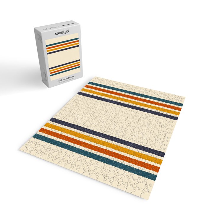 Blanket Stripe - classic Jigsaw Puzzle Gallery Image 2