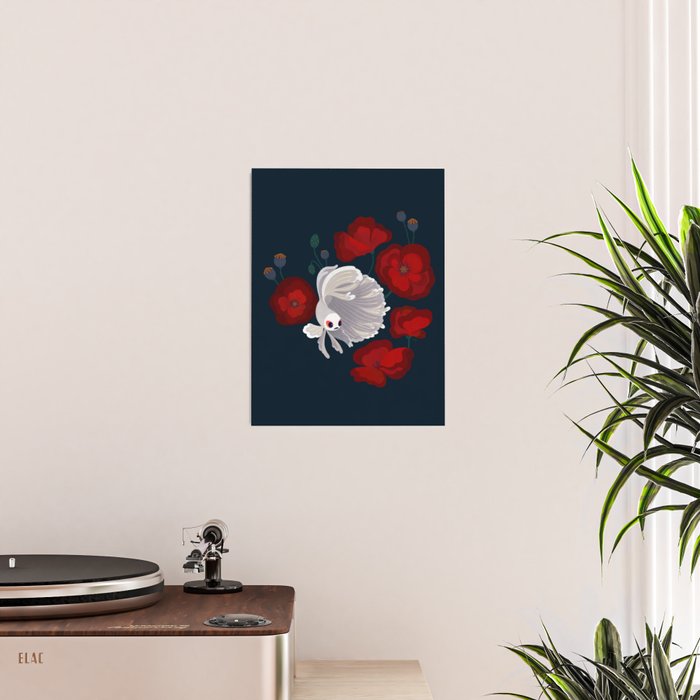 Bettas and Poppies Poster Gallery Image 2